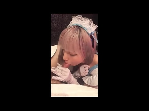 ❤️ Јапански идол [маиука], костим француске собарице, први део, пушење и дркање са лосионом Порно код нас sr.rexporn-com.ru ❤